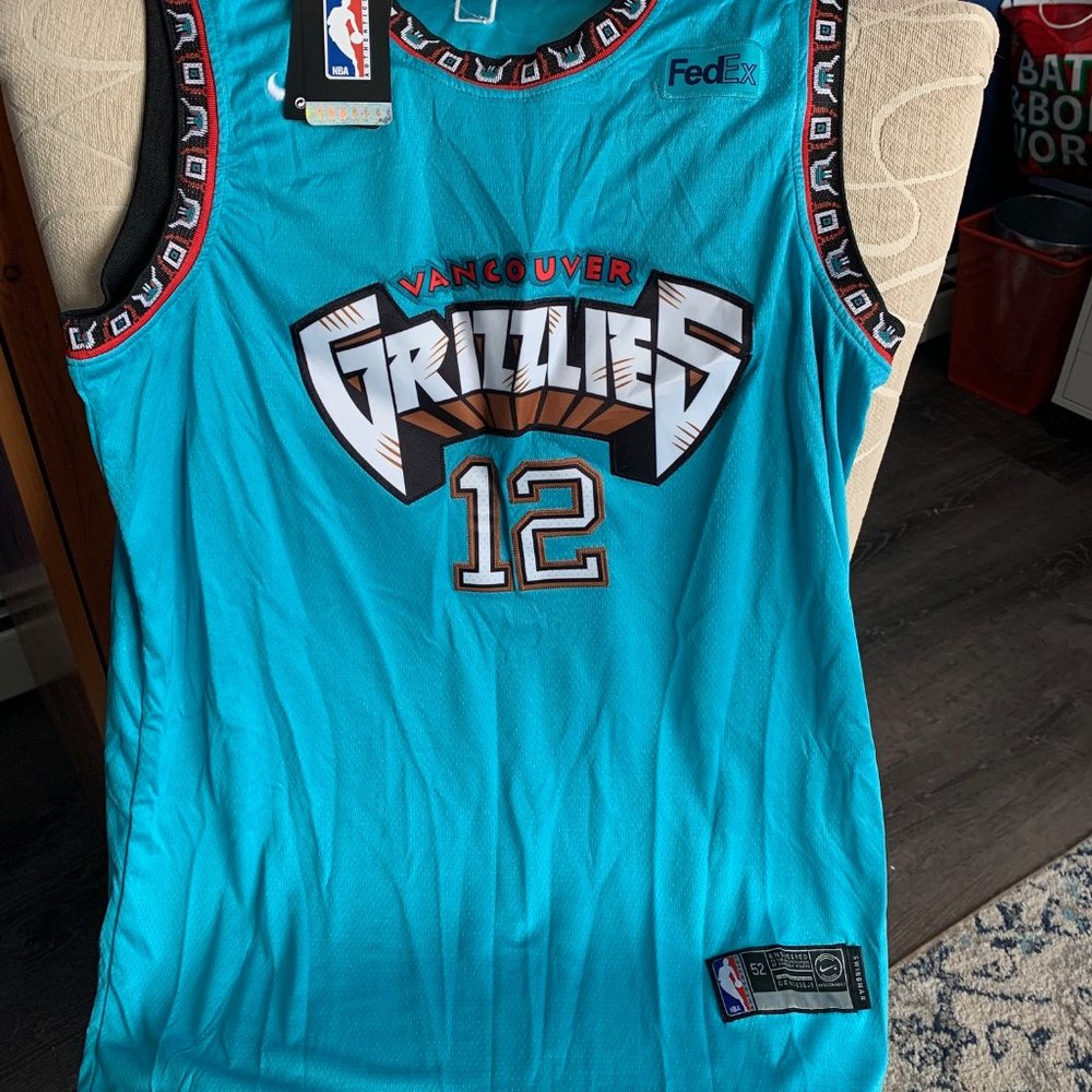NWT! Ja Morant Vancouver Grizzlies Jersey XL (Size 52)